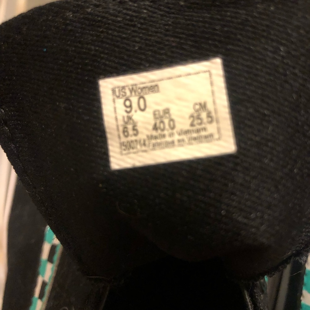 Custom painted Vans, women’s size 9 - Picture 5 of 5